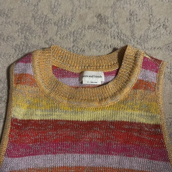 REVOLVE “Lovers + Friends” Stripe Sunset Crop SET - Picture 6 of 6